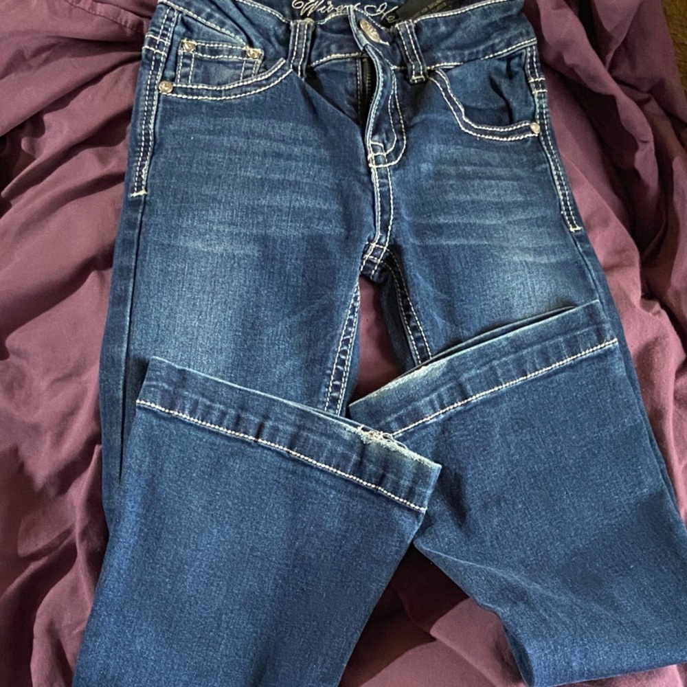 William Rast Dark Blue Boot Cut Jeans